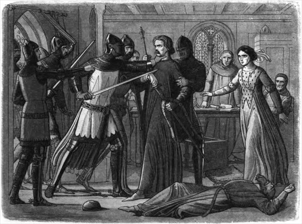 055-Эдуард III арестовывает Роджера Мортимера, любовника своей м